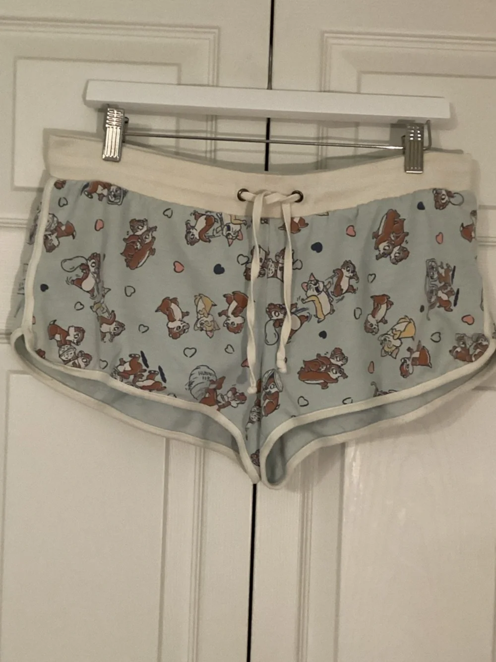 Chip And Dale Disney Chipmunk Lounge Shorts with Drawstring Waist Large - Picture 1 of 7